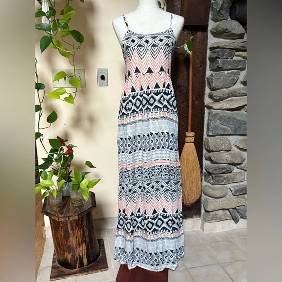 Multicolored Maxi Dress - Picture 2 of 3